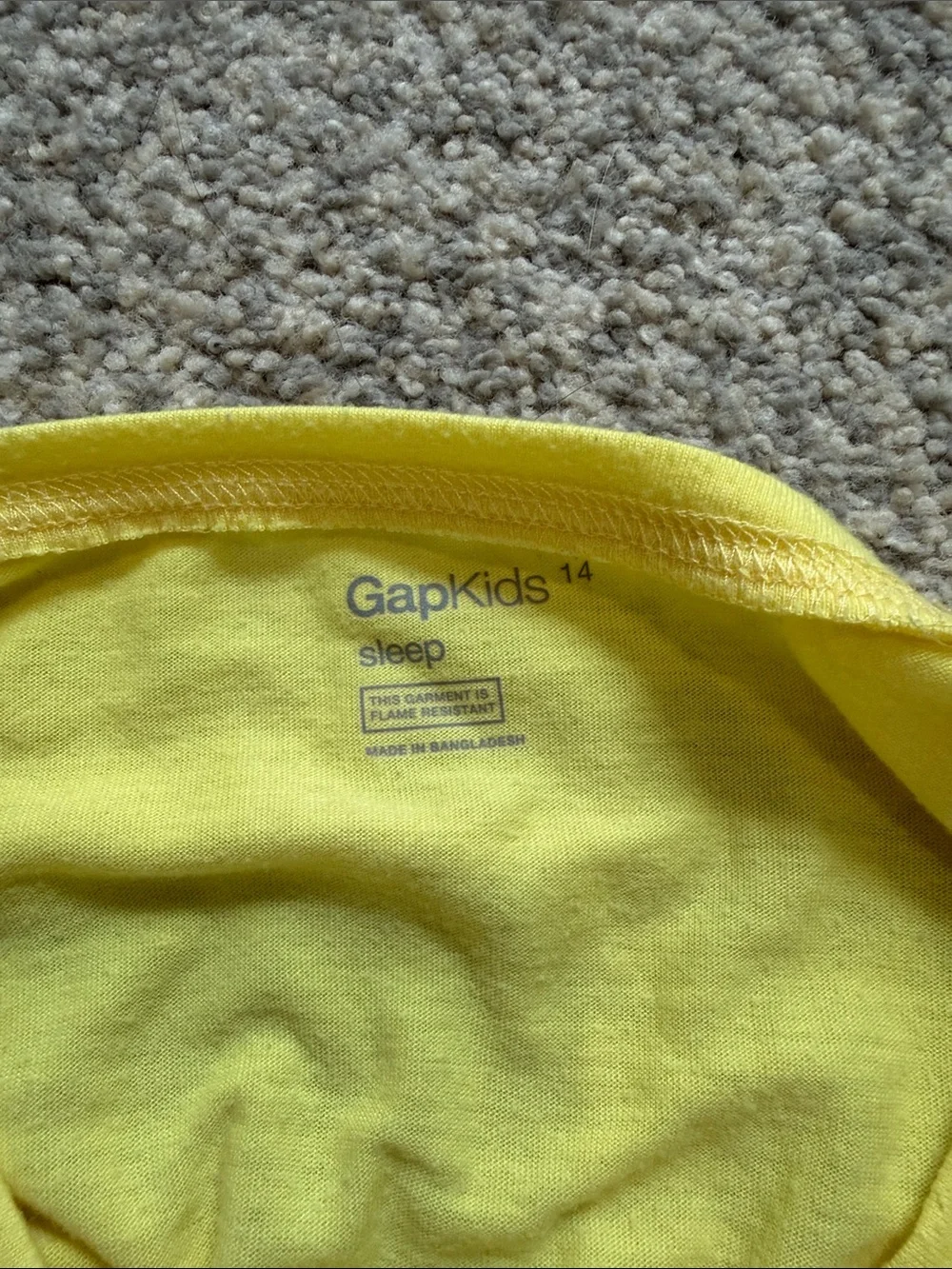 GAP Yellow Bunny Graphic Tee with Floral Ears and Pink Bow